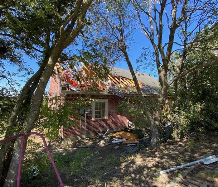 Storm Damaged Home in Farmersville