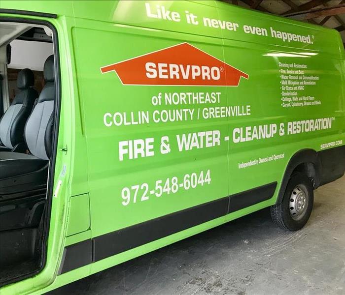 SERVPRO van