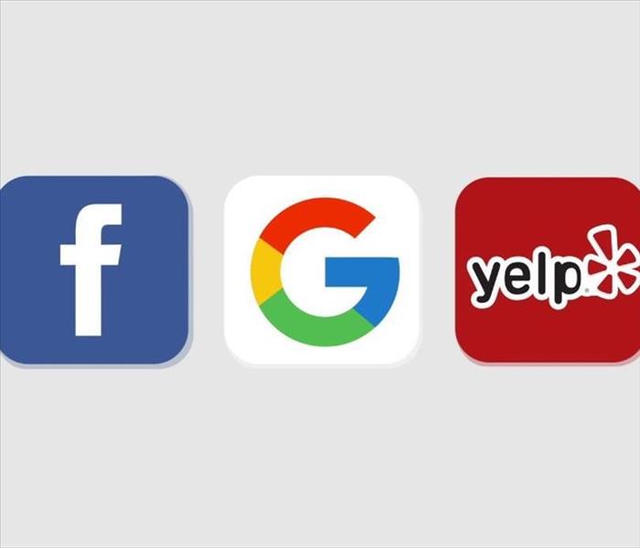 facebook google yelp icons for reviews