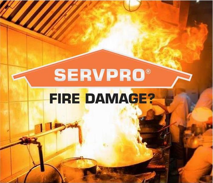 SERVPRO logo kitchen fire